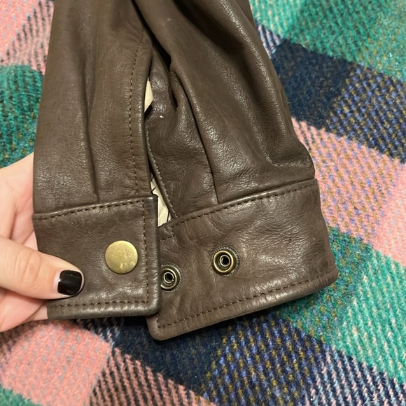 G-III authentic bomber jacket brown - Picture 6 of 7